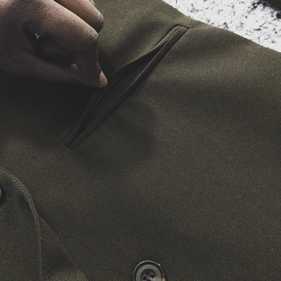 JB Trinity Green 3-Button Double-Breasted Sportcoat, size in description - Picture 9 of 12